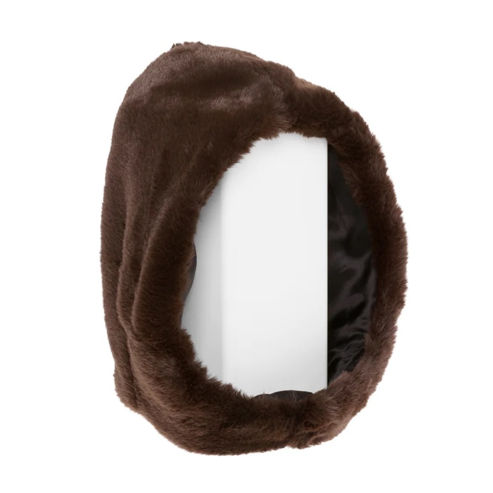 Elegant Brown Faux Fur Women's Hat